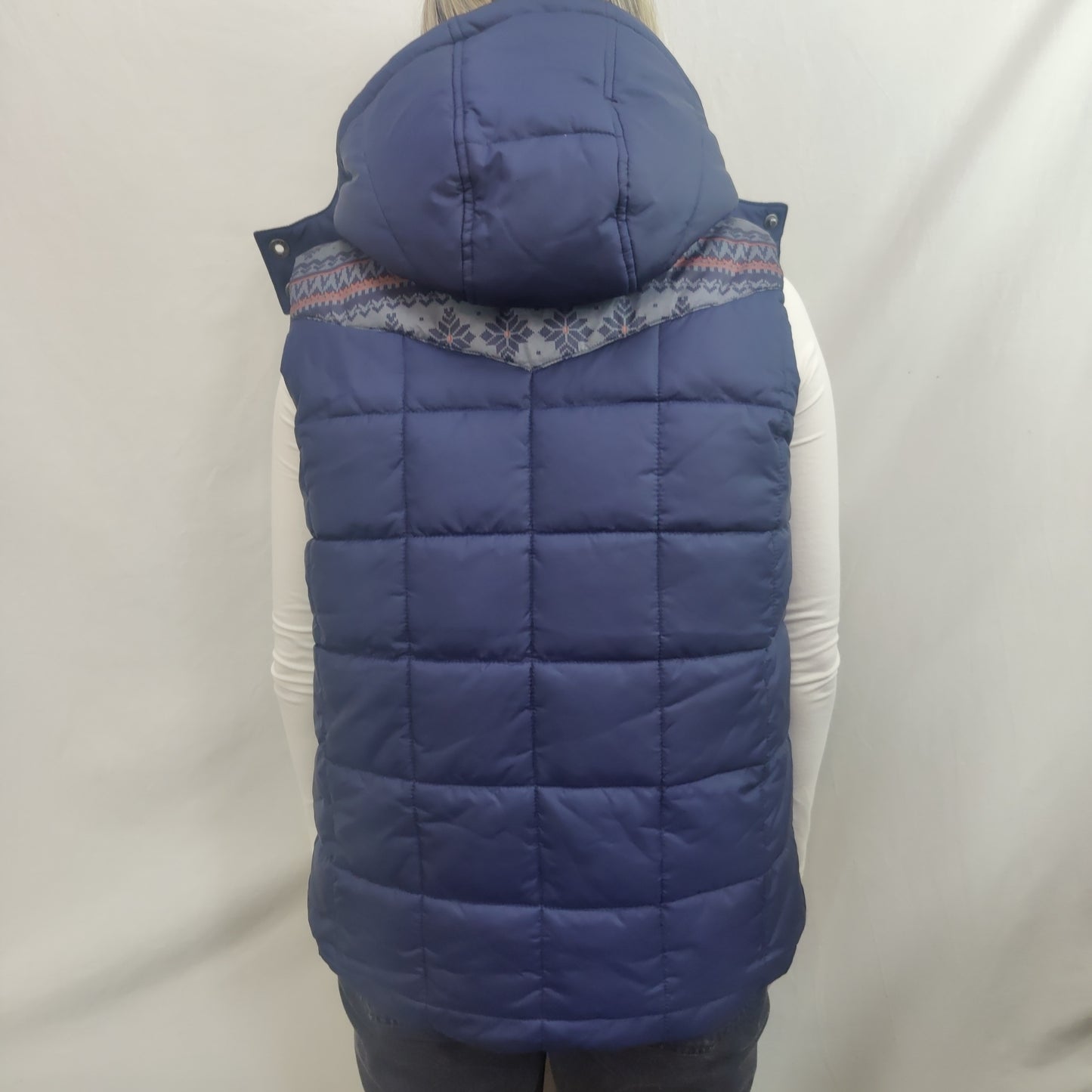 Timberland Navy Blue Puffer Jacket Gilet Women Size Small ~ New with tags