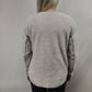 Nike Grey Sherpa Fleece Wrap Sweatshirt Cardigan Women Size XS
