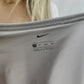 Nike Grey Sherpa Fleece Wrap Sweatshirt Cardigan Women Size XS