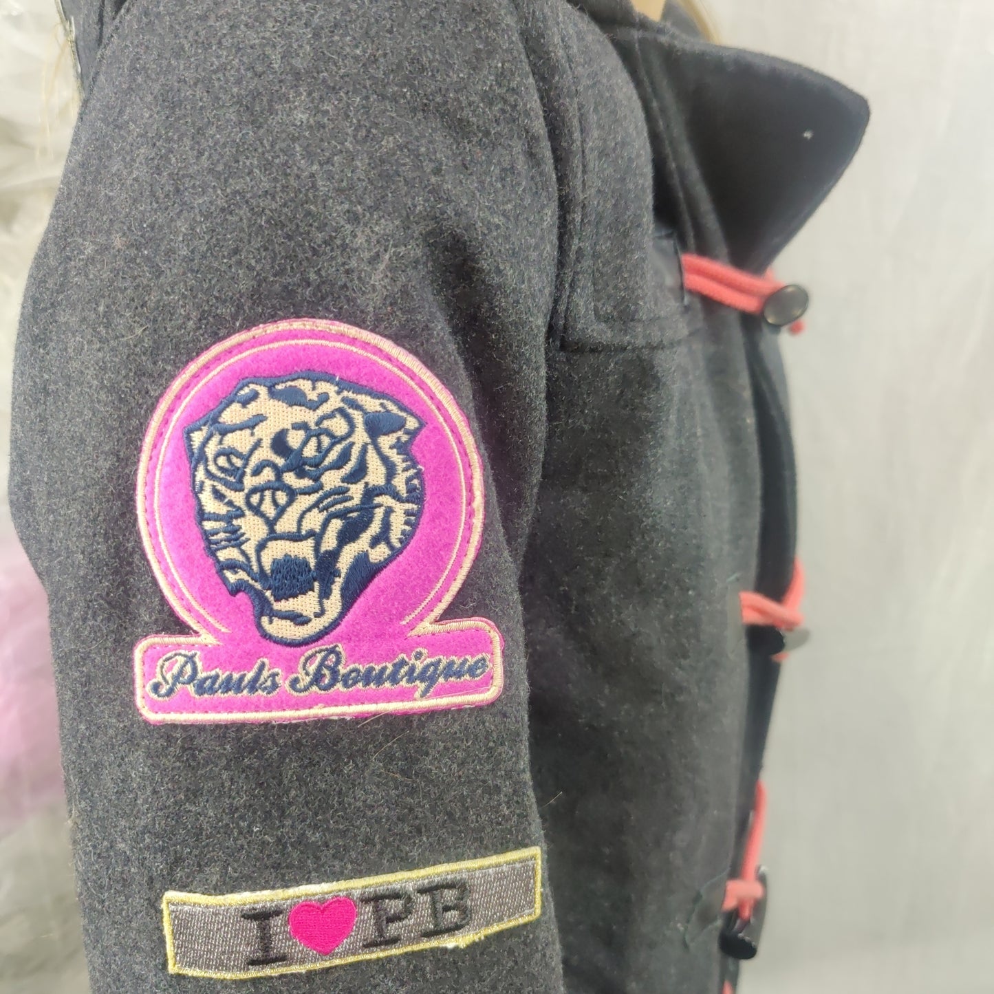 Paul's Boutique Black Coat Jacket Women Size Medium