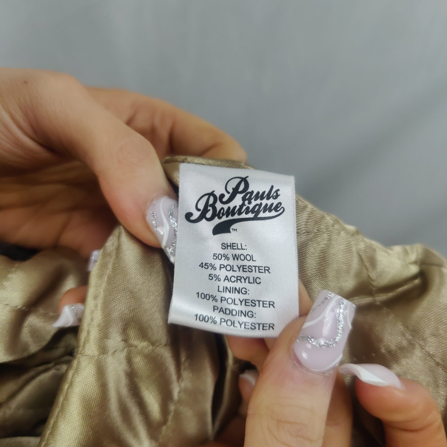 Paul's Boutique Black Coat Jacket Women Size Medium