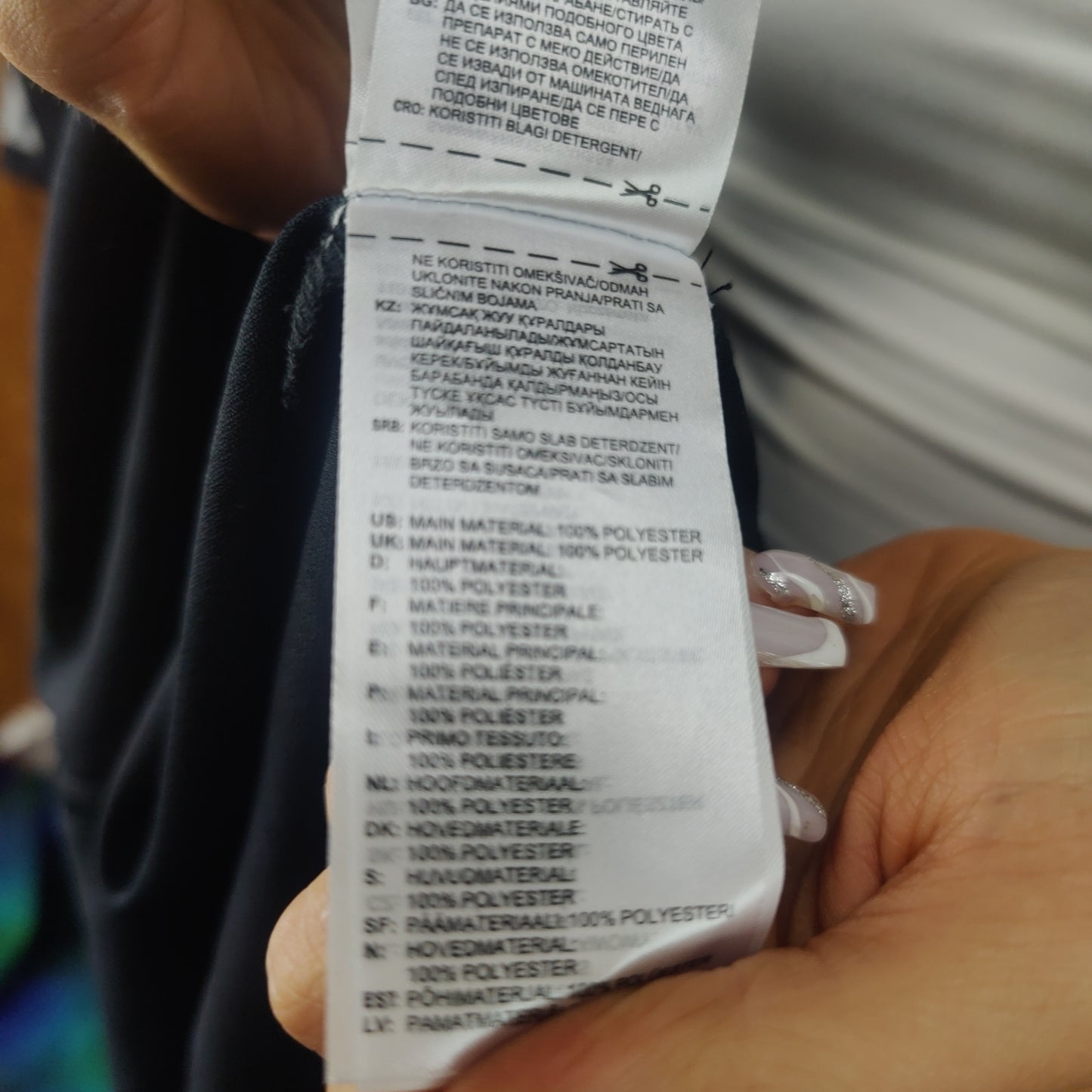 Adidas 3 Stripes Black Dress T-Shirt Women Size Medium