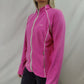 Ralph Lauren Active Pink Track Jacket Full Zip Sweatshirt Women Size Medium