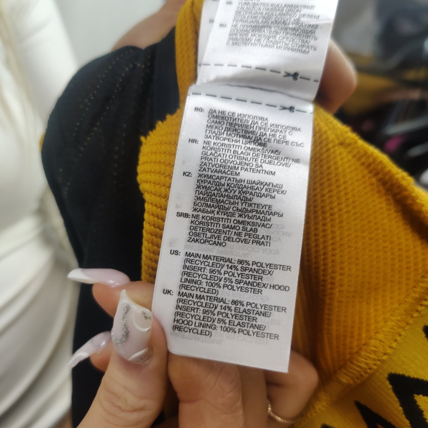 Adidas Yellow Hoodie Track Jacket Women Size Small - New with Tags