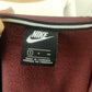 Nike Air Burgundy Red Full Zip Fleece Hoodie Women Size Small