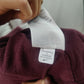 Nike Air Burgundy Red Full Zip Fleece Hoodie Women Size Small