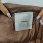 Pinko Brown Long Down Puffer Jacket Coat Women Size Medium