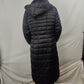 Massimo Dutti Black Long Puffer Jacket Overcoat Coat Women XL