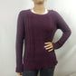 Gap Purple Burgundy Round Neck Jumper Sweater Women Size Small
