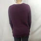 Gap Purple Burgundy Round Neck Jumper Sweater Women Size Small