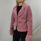 Calvin Klein Jeans Pink Corduroy Denim Jacket Women Size Medium