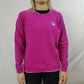 Kenzo Purple Long Sleeve Crew Neck Sweatshirt Women Size Medium