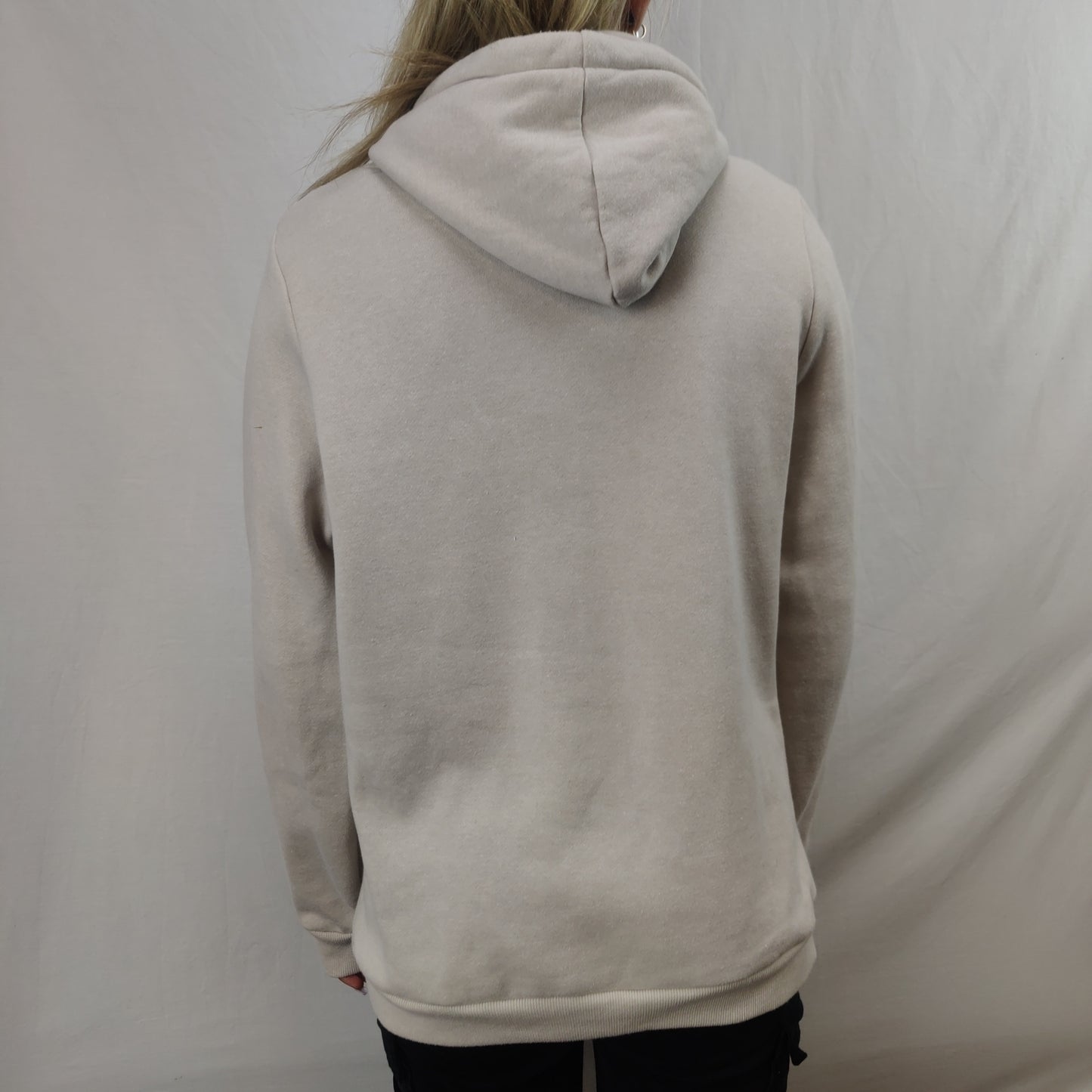 Diesel Spirit Vintage Pink/Grey Floral Pullover Hoodie Women Size Large