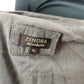 Zendra Vintage Grey Motorcycle Biker Jacket Women Size XL