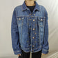 Mantaray Blue Cotton Denim Trucker Jacket Women Size XL