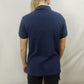 Lacoste Navy Blue Short Sleeve Cotton Polo Shirt Women Size Medium