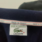 Lacoste Navy Blue Short Sleeve Cotton Polo Shirt Women Size Medium