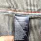 Tommy Hilfiger Vintage Grey Checkered Slim Fit Casual Shirt Men Medium