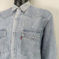 Levi's Vintage Blue Long Sleeve Casual Denim Shirt Men Size Medium