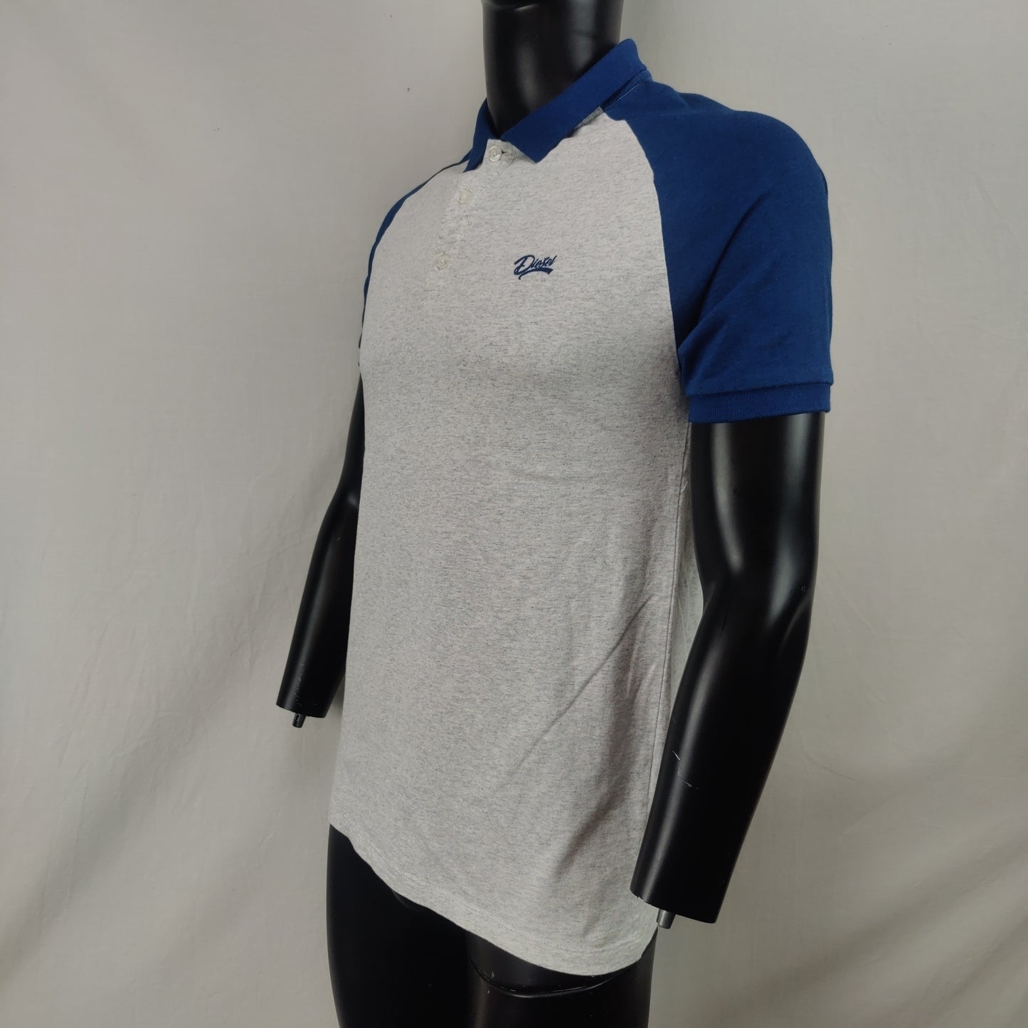 Diesel White Blue Navy Cotton Polo Shirt Men Size Small