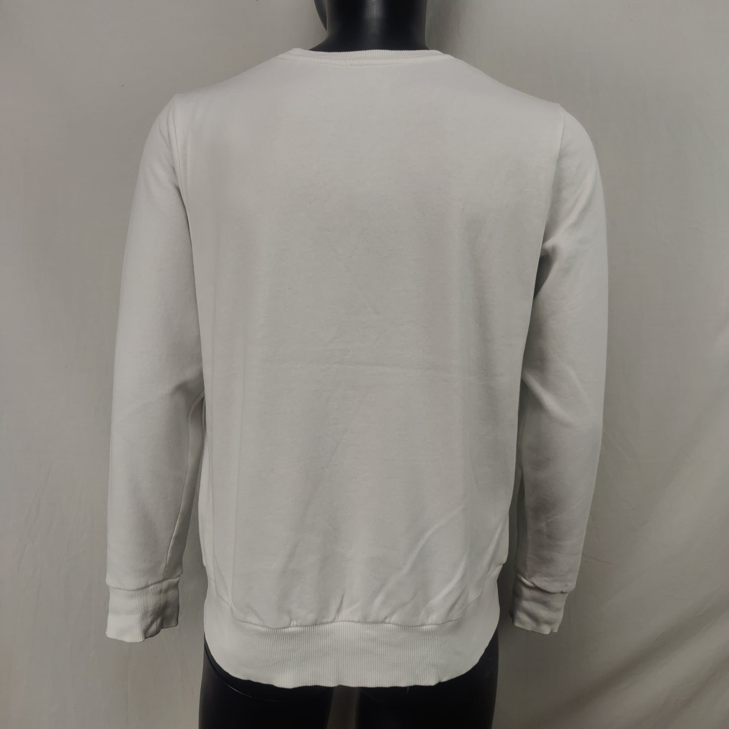 Under Armour White Cotton Loose Fit Sweatshirt Women Size Medium