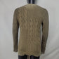 All Saints Green Cotton Knit Crew Neck Jumper Men Size Medium