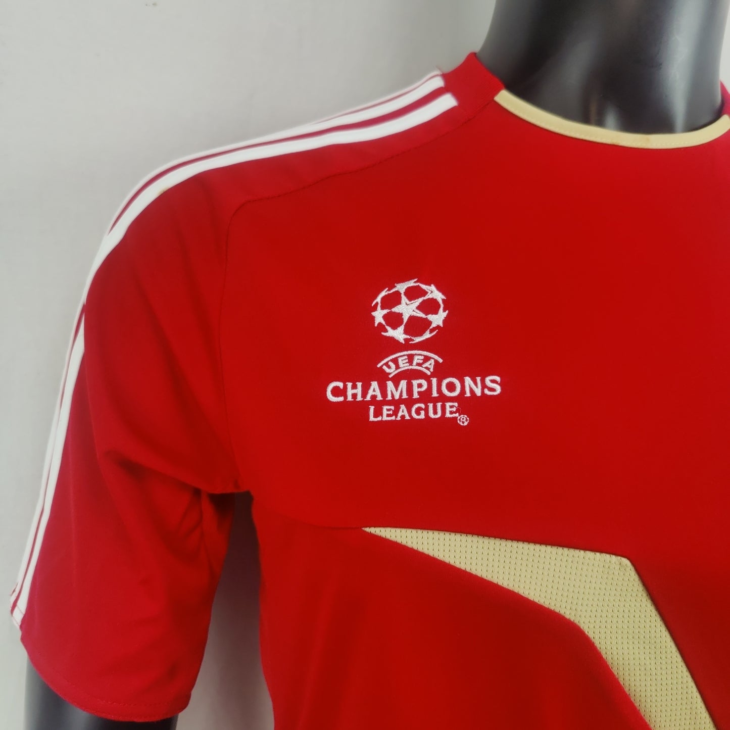 Liverpool 2009/2010 Adidas Champions League Red Training Jersey Shirt Men Small
