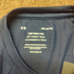 Under Armour Blue Short Sleeve Gym Training T-Shirt Men Size Medium