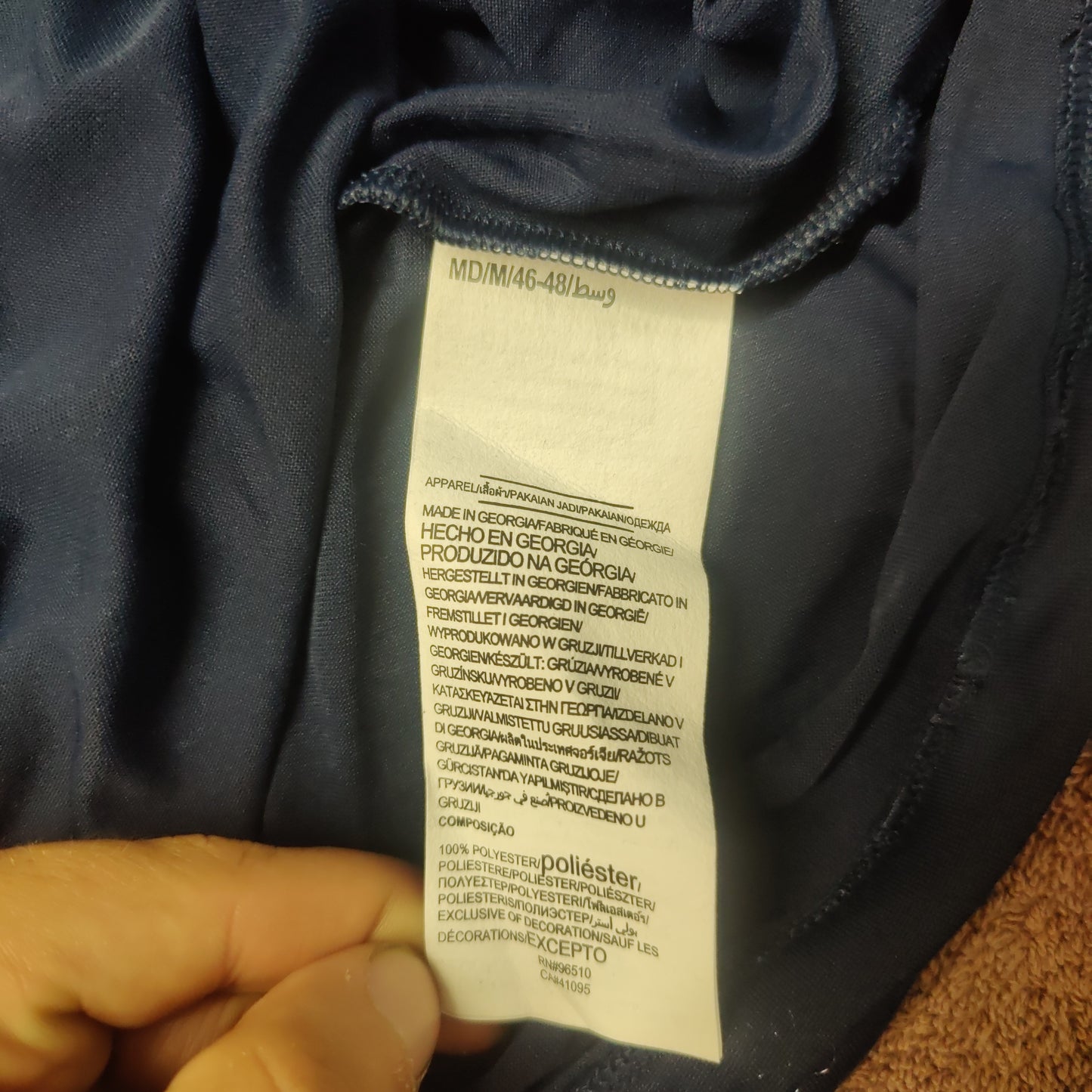 Under Armour Blue Short Sleeve Gym Training T-Shirt Men Size Medium