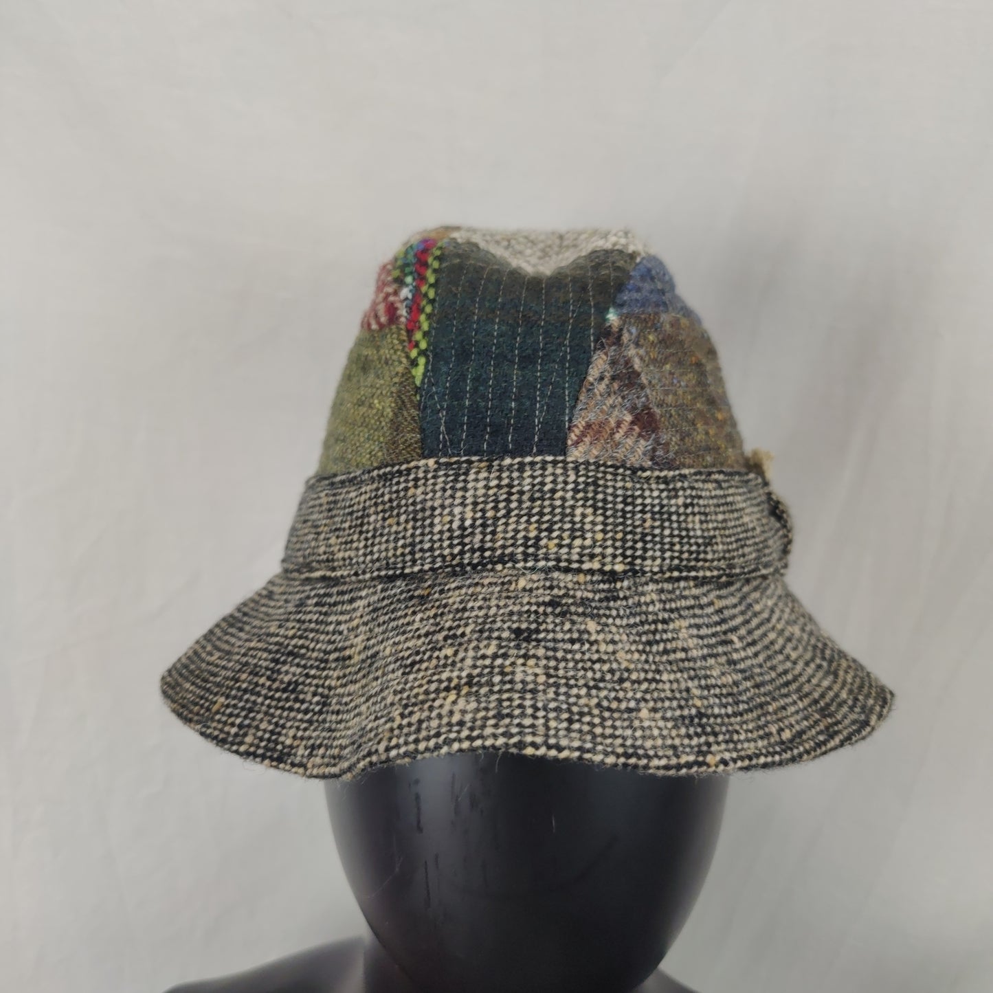 John Molloy Vintage Irish Donegal Tweed Fishing Bucket Hat Men One Size