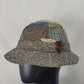 John Molloy Vintage Irish Donegal Tweed Fishing Bucket Hat Men One Size