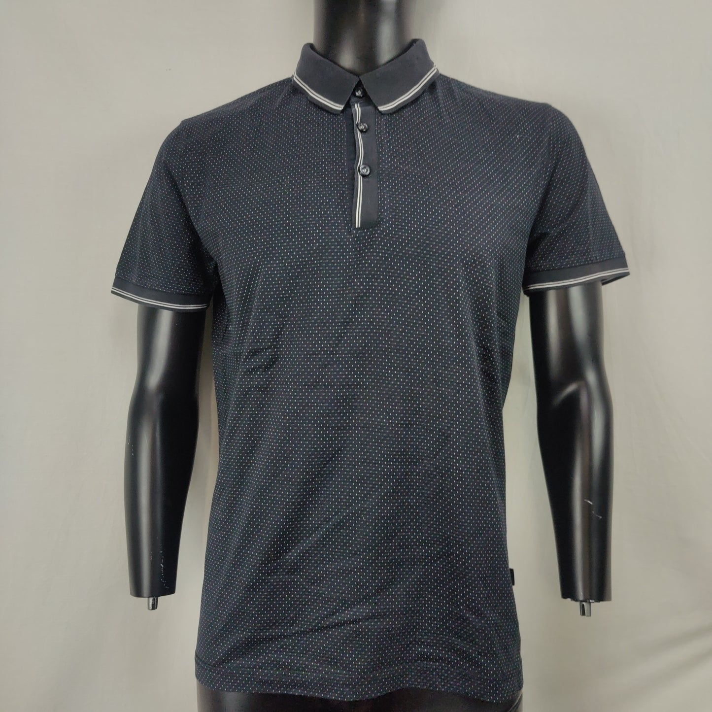 Hugo Boss Black Short Sleeve Polo Shirt Men Size Medium