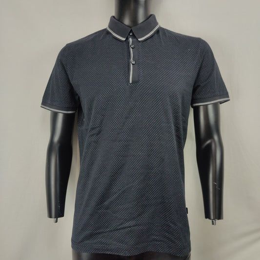 Hugo Boss Black Short Sleeve Polo Shirt Men Size Medium