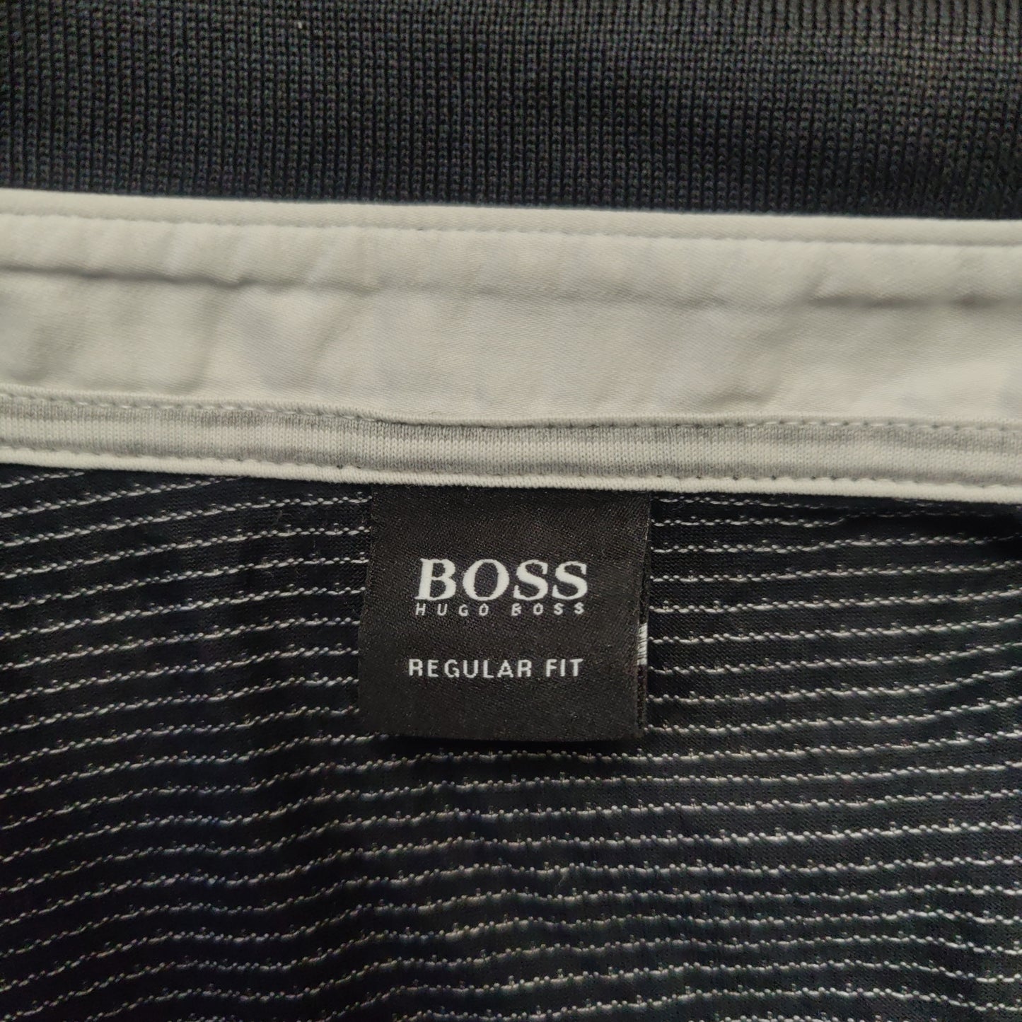 Hugo Boss Black Short Sleeve Polo Shirt Men Size Medium