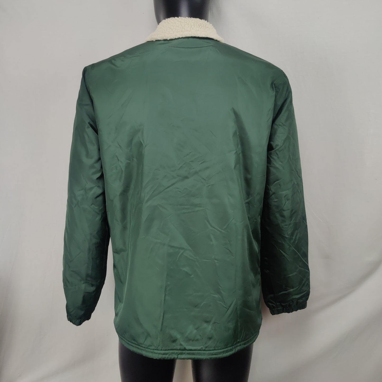 Levi's Green Fleece Lined Bomber Jacket Men Size Medium