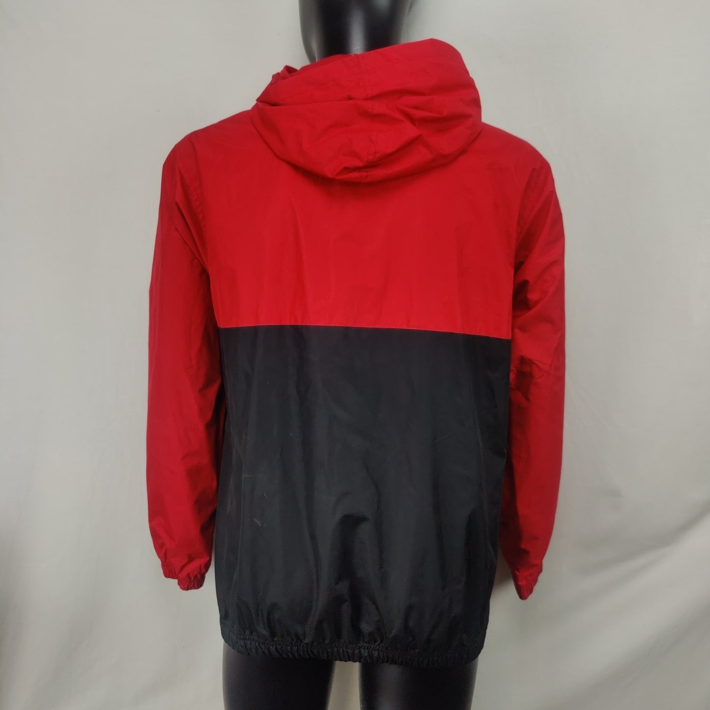 Liverpool FC Red/Black Hooded Windbreaker Jacket Men Size Medium