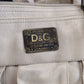 Dolce & Gabbana Vintage White Leather Handbag Shoulder Bag Women