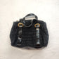 Emporio Armani Black Leather Handbag Shoulder Bag Women