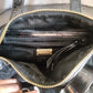 Emporio Armani Black Leather Handbag Shoulder Bag Women