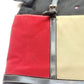 Tommy Hilfiger Black Red Gold Leather Tote Shoulder Bag Hand Bag Women