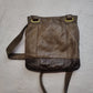 Fossil Vintage Brown Leather Crossbody Bag Shoulder Bag Handbag Women