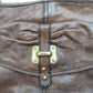 Fossil Vintage Brown Leather Crossbody Bag Handbag Shoulder Bag Women