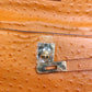 Hermes Kelly Sellier Ostrich 28 Leather Tangerine Orange Satchel Handbag
