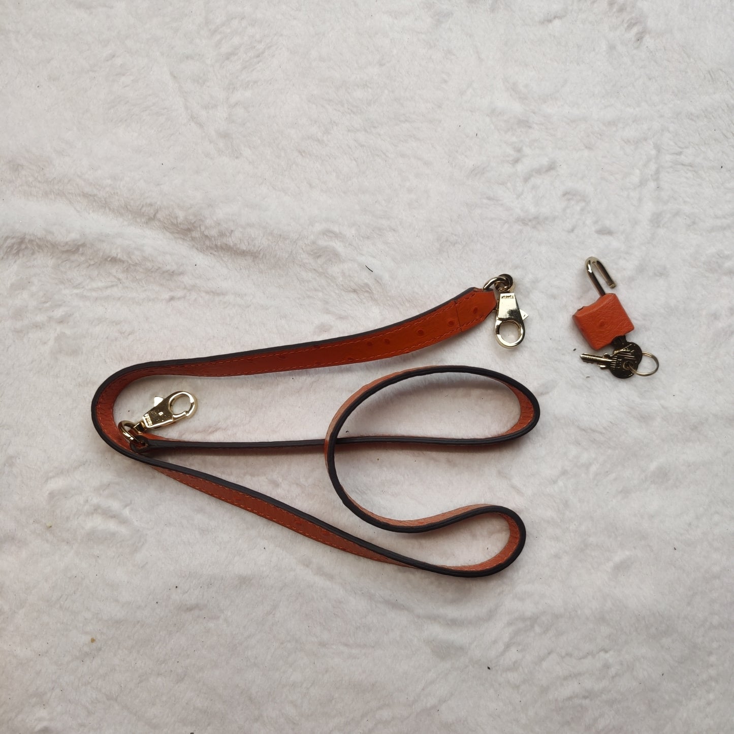 Hermes Kelly Sellier Ostrich 28 Leather Tangerine Orange Satchel Handbag