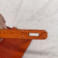 Hermes Kelly Sellier Ostrich 28 Leather Tangerine Orange Satchel Handbag