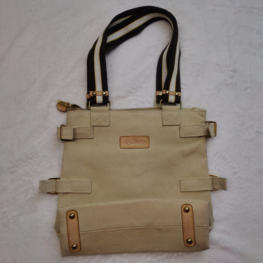 Louis Vuitton Limited Edition PM Globe Shopper Canvas Tote Bag Handbag Women