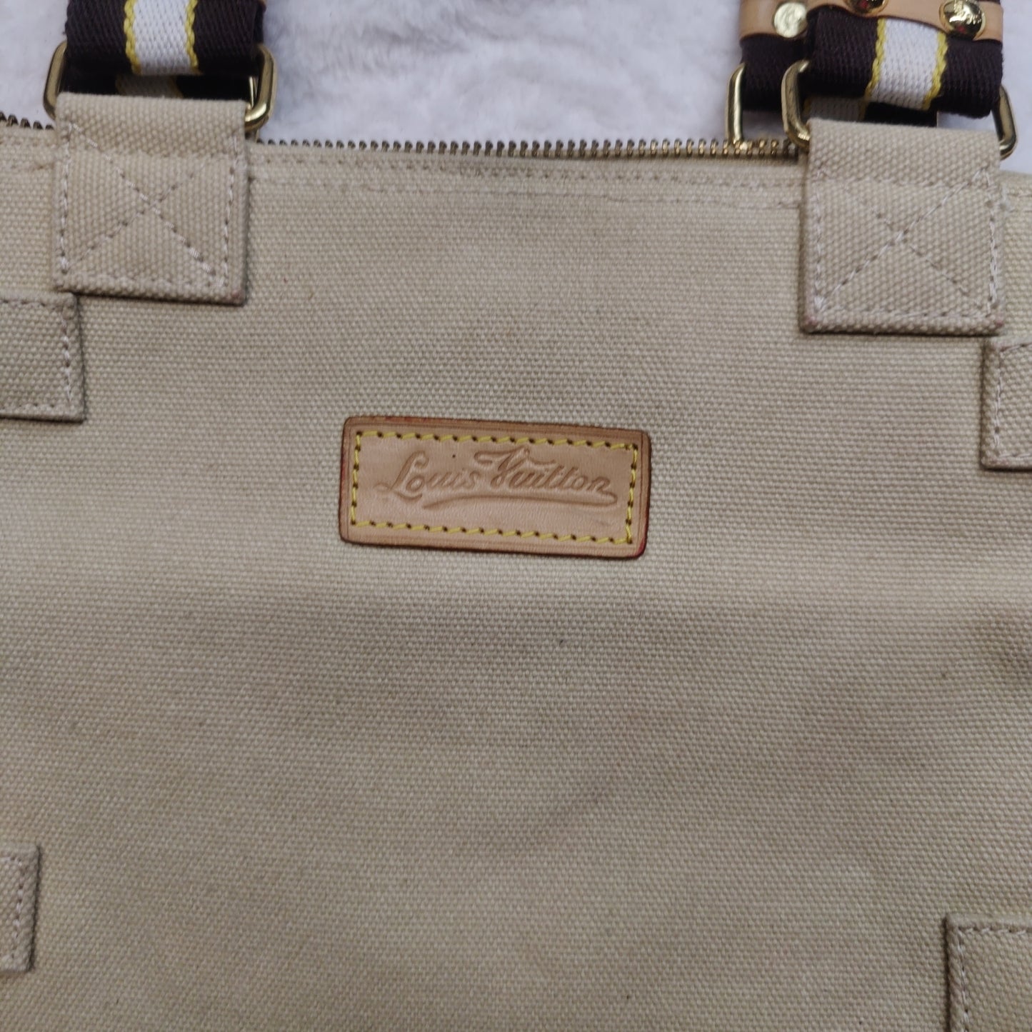 Louis Vuitton Limited Edition PM Globe Shopper Canvas Tote Bag Handbag Women
