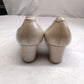 Pitillos Beige Leather Court Heels Shoes Women UK 5