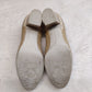 Pitillos Beige Leather Court Heels Shoes Women UK 5
