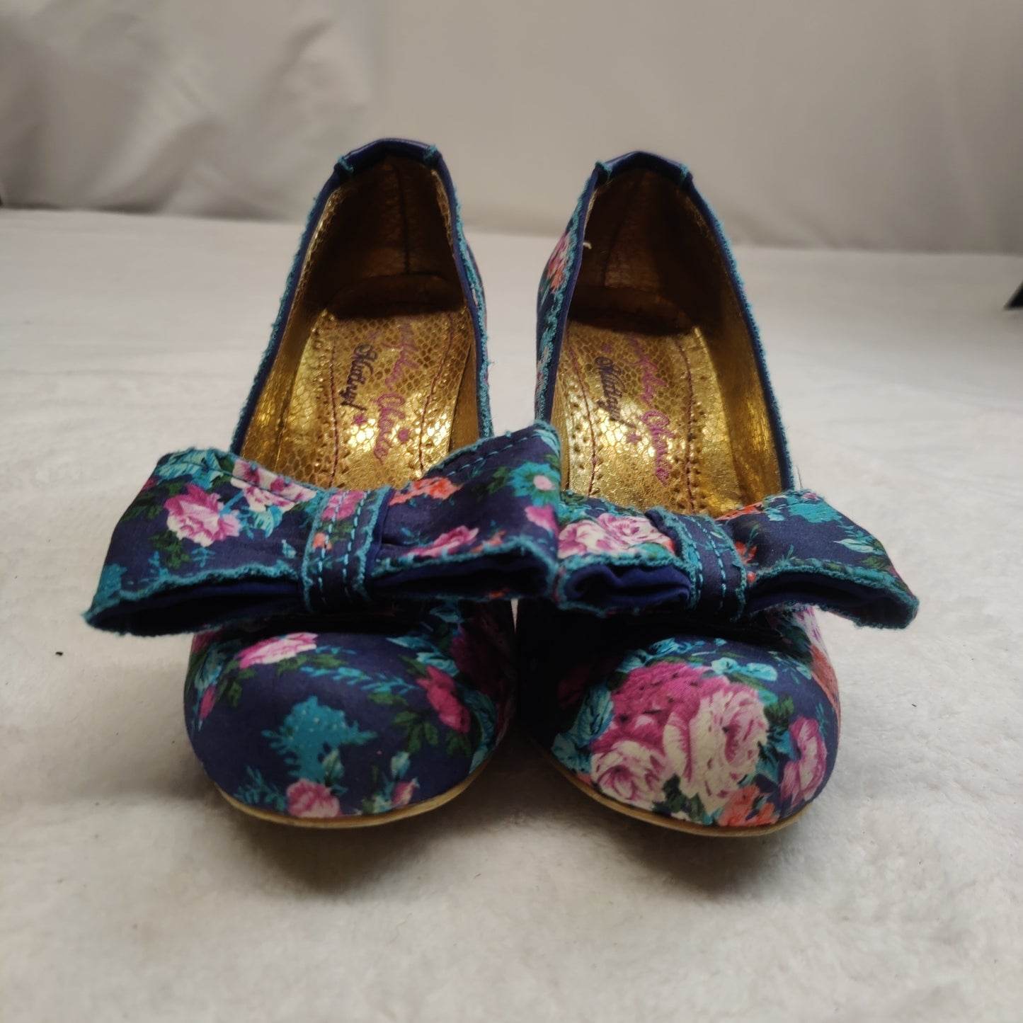 Irregular Choice Fresh Summer Flowers Floral Court Heels Women UK 3 EU 36